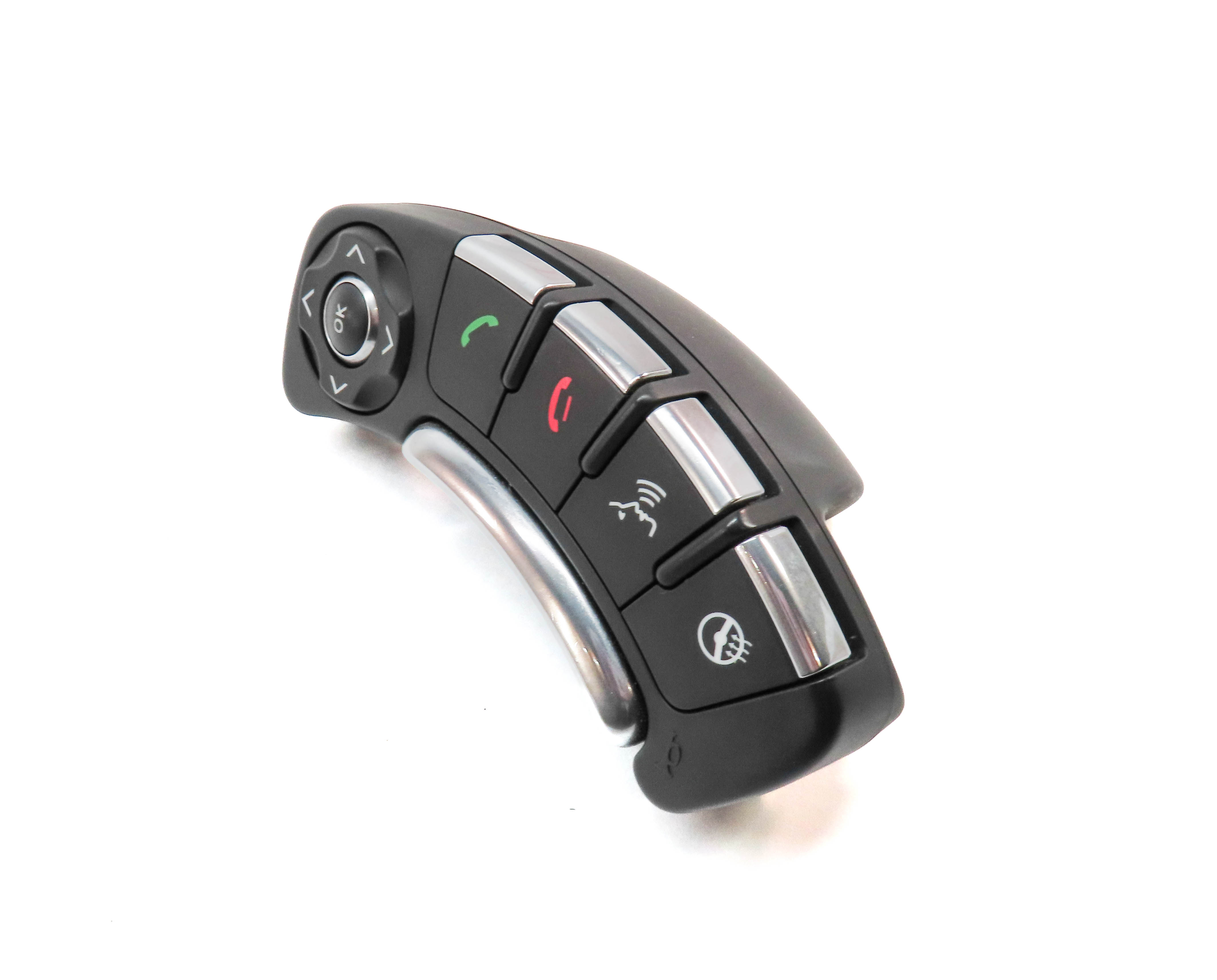 2010 RANGE ROVER (L322) HEATED STEERING WHEEL PHONE SWITCH BUTTON — exact item pictured
